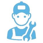 Ausschließlich geschulte Fachmonteure